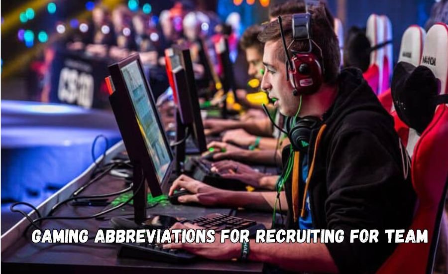 gaming abbreviations for recruiting for team