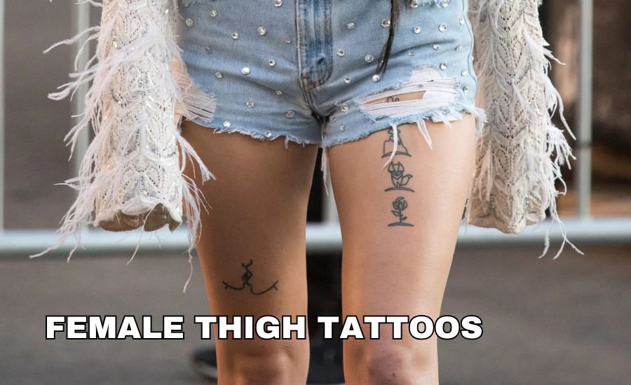 female thigh tattoos