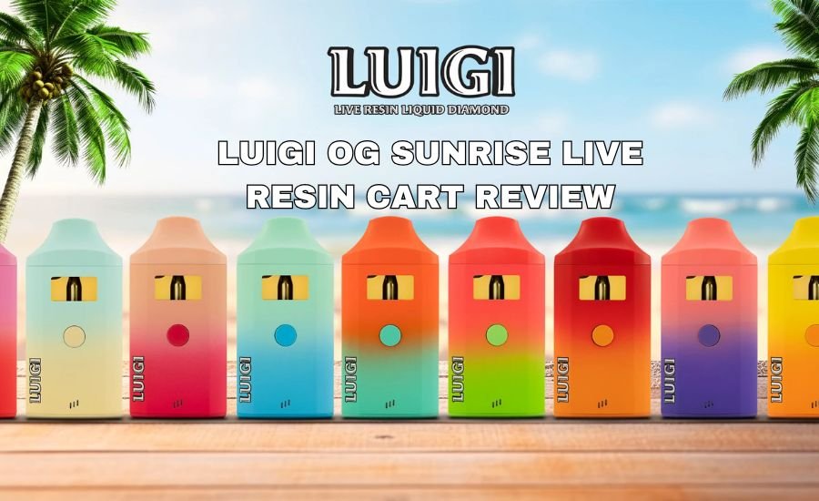 luigi og sunrise live resin cart review