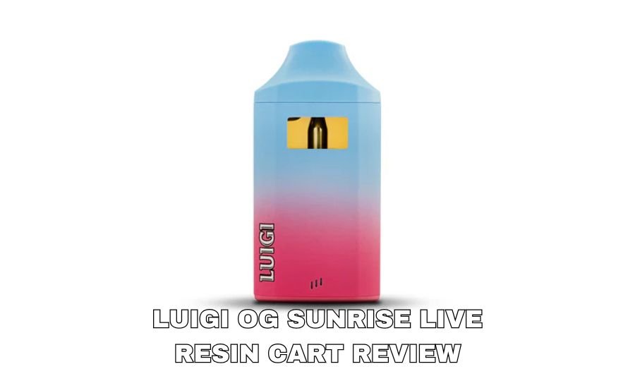 luigi og sunrise live resin cart review